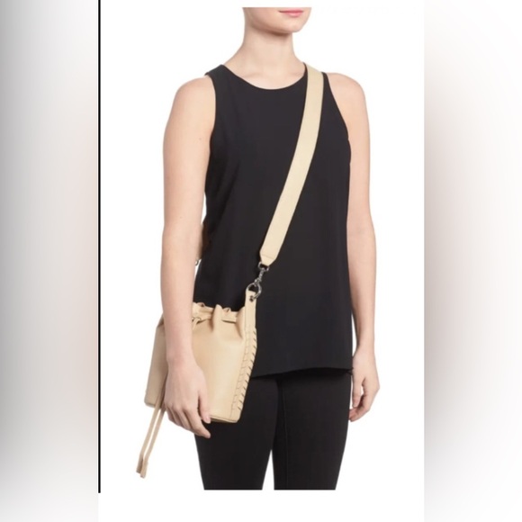 All Saints Handbags - All Saints leather bucket bag! Tan Color
